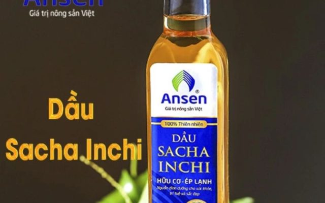 Dầu Ăn SACHA INCHI Hữu Cơ – 100% Từ Hạt Sachi Ép Lạnh Nguyên Chất