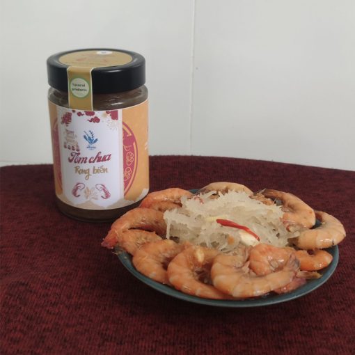 Tôm Chua Rong Biển hủ 380g – Đặc Sản Nha Trang