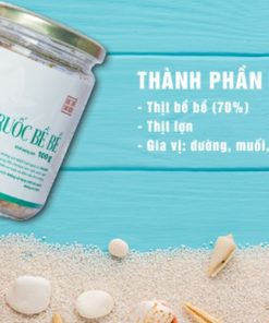 Ruốc (Chà Bông) Bề Bề Bavabi 100g – sản phẩm ăn liền, không cần chế biến hay hâm nóng, ăn kèm với cơm, cháo, xôi, bánh.