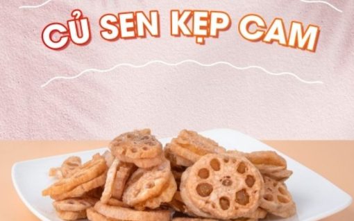 Củ Sen Kẹp Thơm hủ 150g – 2 loại này kết hợp thì chắc chắn chỉ được mô tả một từ thôi: NGON.