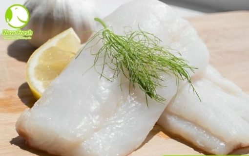 Cá Tuyết fillet Nauy còn da: Size 800grs-1,4kgs/miếng: 420k/kg – cân theo thực tế