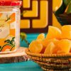 Mứt Gừng Non sấy lạnh hủ 250g – Mứt gừng đẹp, viên to, vừa ngọt, làm trắng bằng chanh, không màu, không phẩm, không chất bao quản.