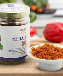 Ruốc (Chà Bông) Hàu Bavabi 100g – sản phẩm ăn liền, không cần chế biến hay hâm nóng, ăn kèm với cơm, cháo, xôi, bánh.